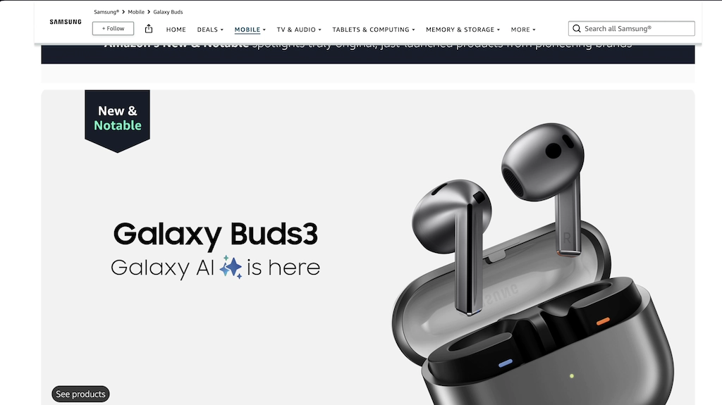 Samsung Galaxy Buds 3 Pro producent zawiesza dostawę